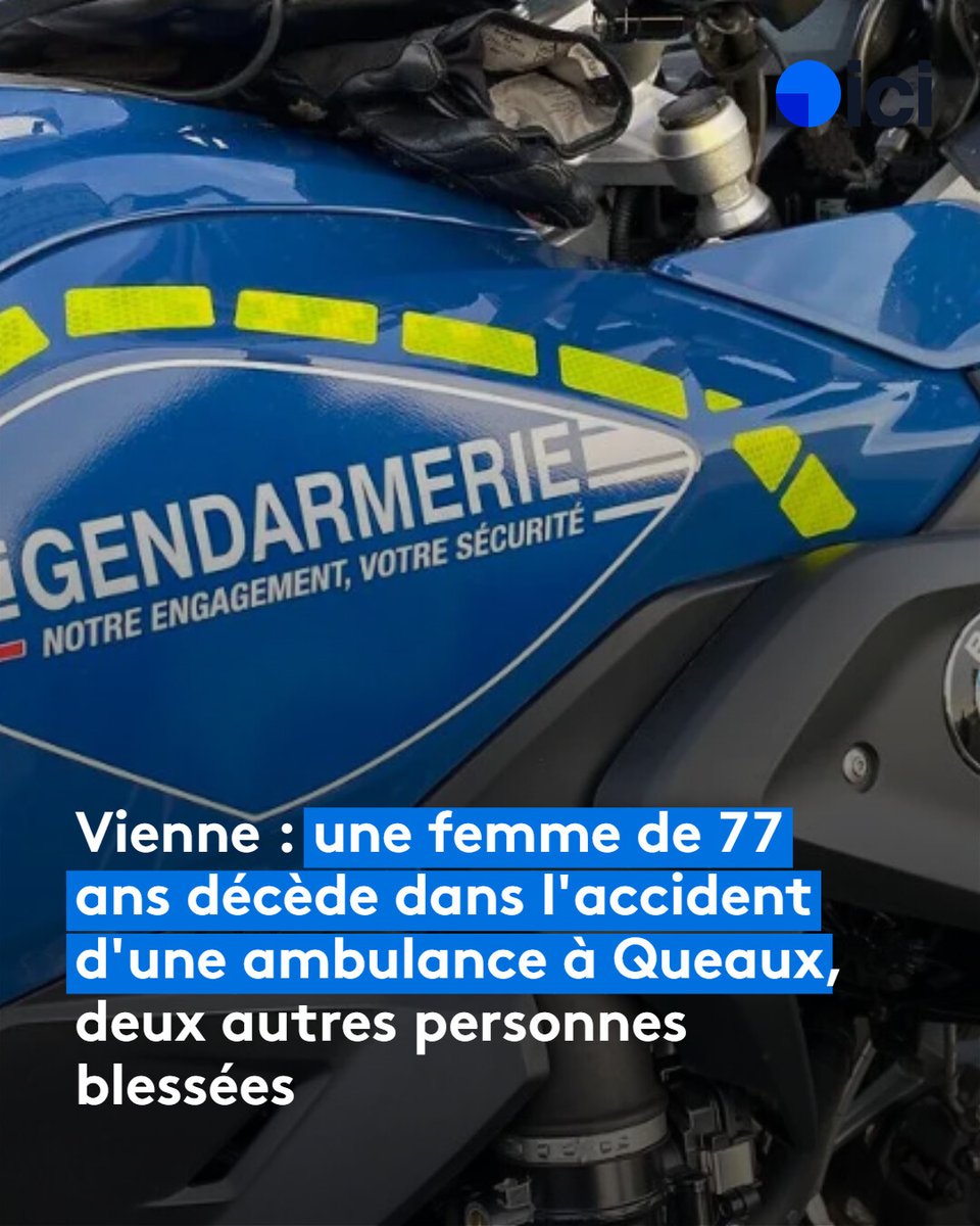 Son conjoint et la conductrice ont été transportés à l'hôpital.
l.ici.fr/iEQ