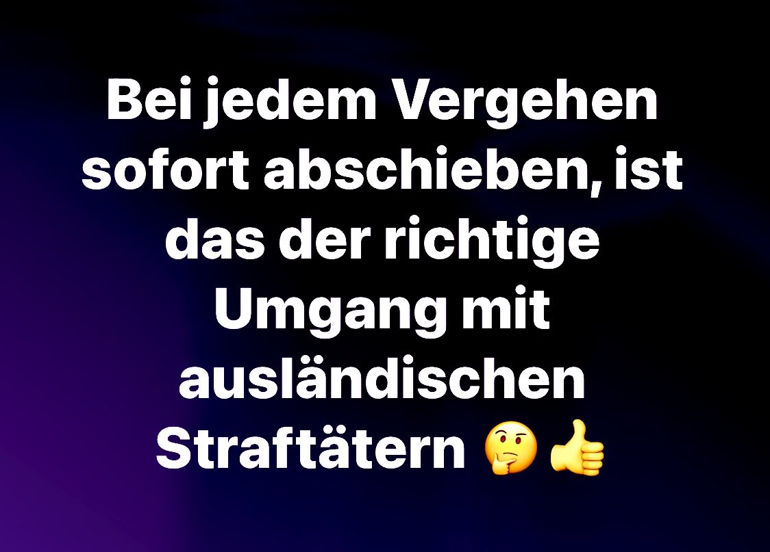 …stehe ich mit meiner Meinung alleine, oder habe ich hier eine breite Zustimmung? #RemigrationJetzt