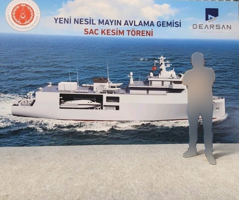 MASAOMORITR's tweet photo. Der Bau des neuen Minenjagdschiffs der türkischen Marine hat begonnen. #Dearsan
@Grnfink2 @SvenReh @DarthFreder
h/t @KaraKulak__ https://t.co/VkgHhJRjAP