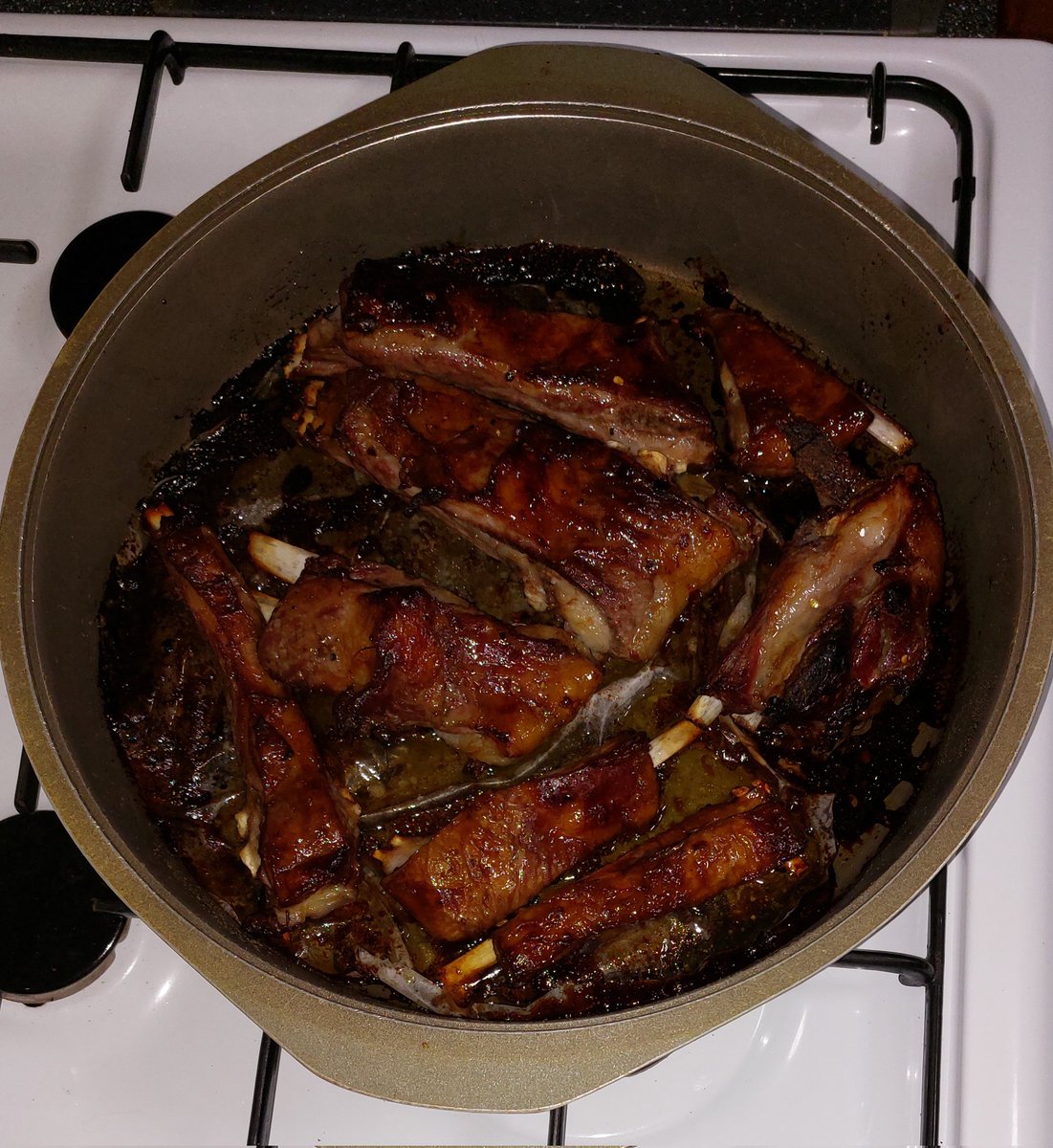 jagtimh's tweet photo. Lamb ribs tonight with sticky Asian inspired marinade.
Delicious 😋 
Thank you, Mark and @kimwaugh6 . https://t.co/FkCJYZXdj4