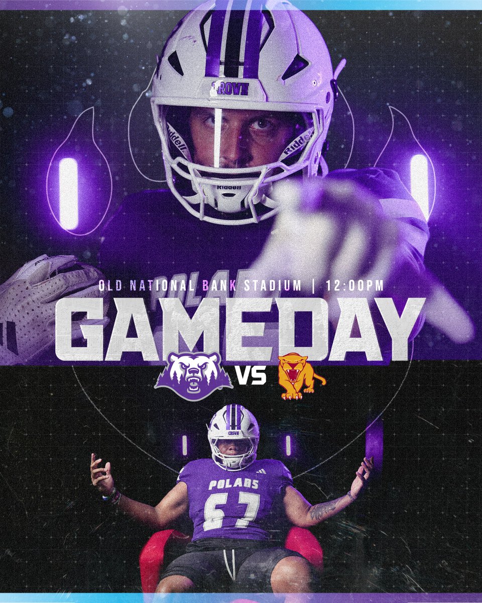 Polars Back at Home!

@crowncollegefb takes on UM-Morris at Old National Bank Stadium today at noon.

#GoPolars | #Crown | @kwiktrip
