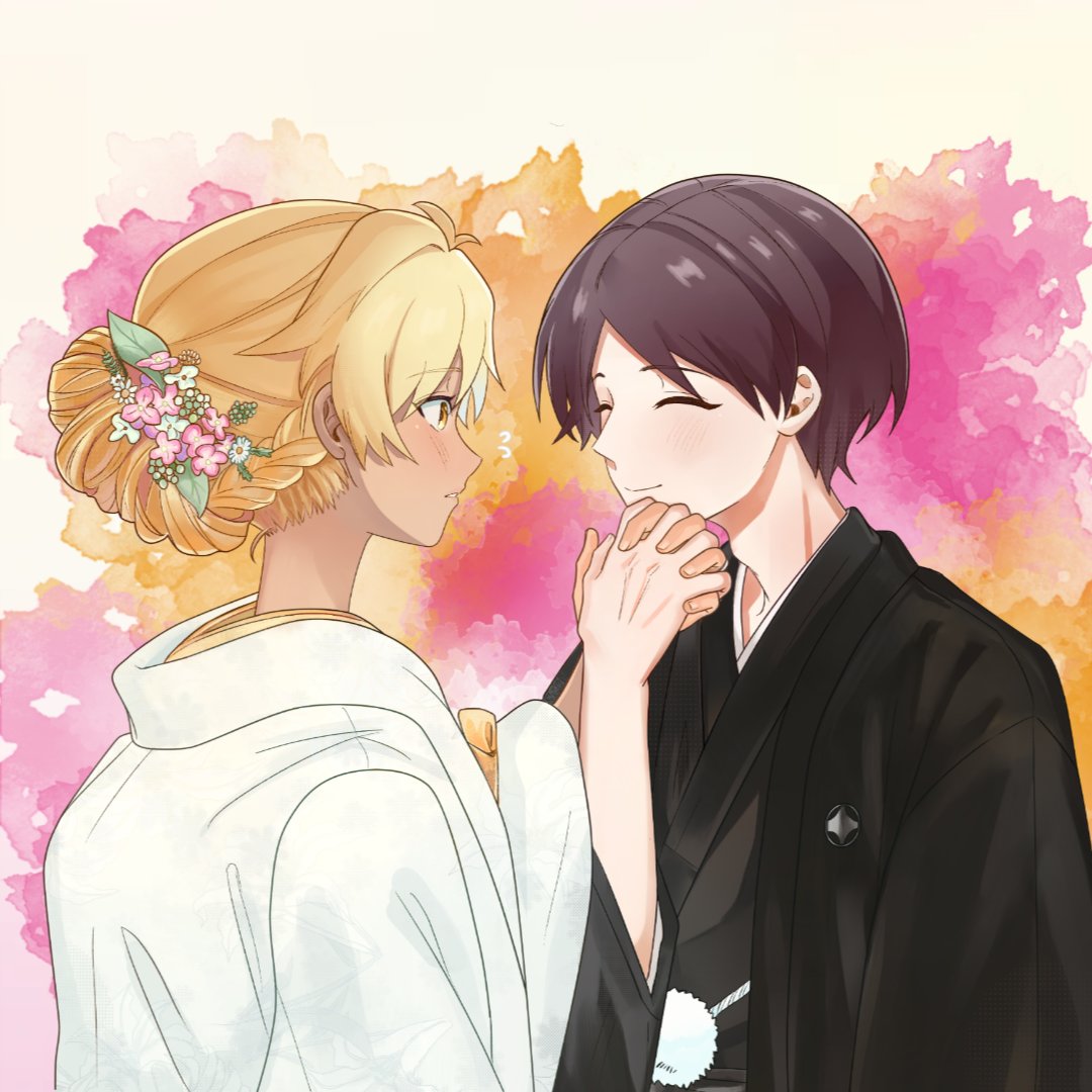 Hanna_Hanaa726's tweet photo. 琥珀と萩の結婚式 🥺 ✨

Commission. Artist: Tieu Tieu
===
#GoukonniIttaraOnnagaInakattaHanashi
#goukon #合コン
#合コンに行ったら女がいなかった話
#HowIAttendedanAllGuysMixer https://t.co/PT5x9QMgMR