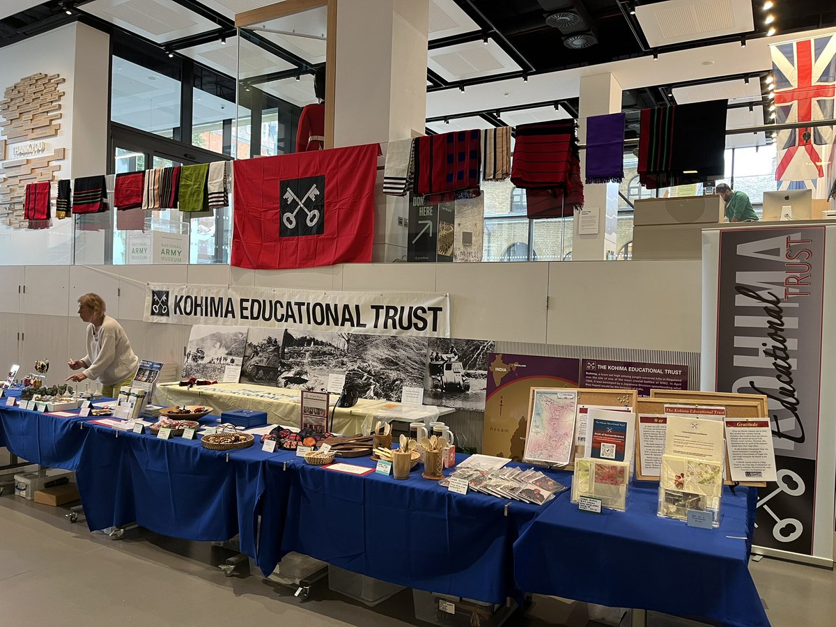 It’s wonderful to be <a href="/NAM_London/">National Army Museum</a> today with <a href="/TheBurmaStar/">Burma Star Memorial Fund Charity</a> for ‘Burma Day’ &amp; launch of the new exhibition ‘Beyond Burma’.