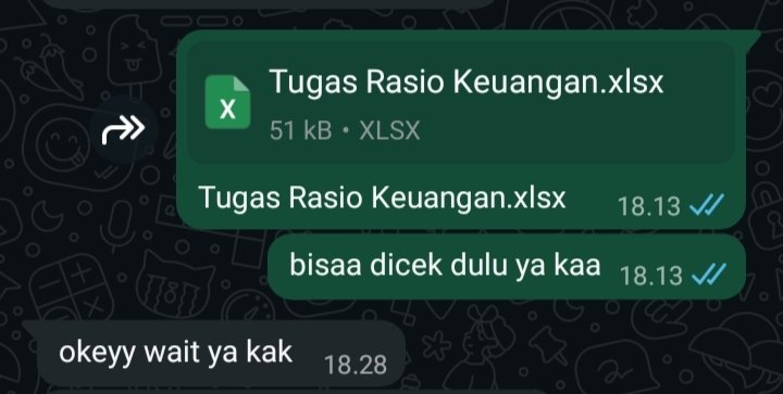 🚨TESTIMONI🚨 - Testi joki Rasio Keuangan Perusahaan | langsungg chat wa yaww🔥 wa.me/6281226335745 #jokitugas #jokitugasmurah #jokibyarmin #zonauang️