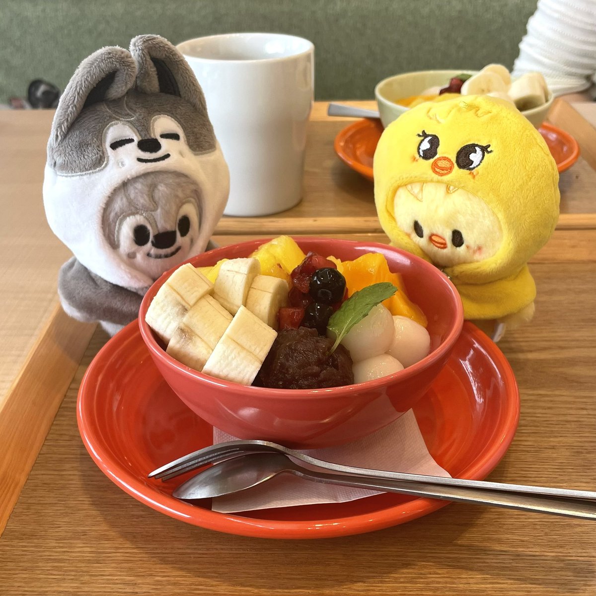 chisa_skz's tweet photo. カラダ探し見てパン食べ放題でたらふく食べて(定期)お買い物して甘いもの摂取して(定期)今日も楽しかったー🫶💛🩶 https://t.co/NNWDwB6mtg