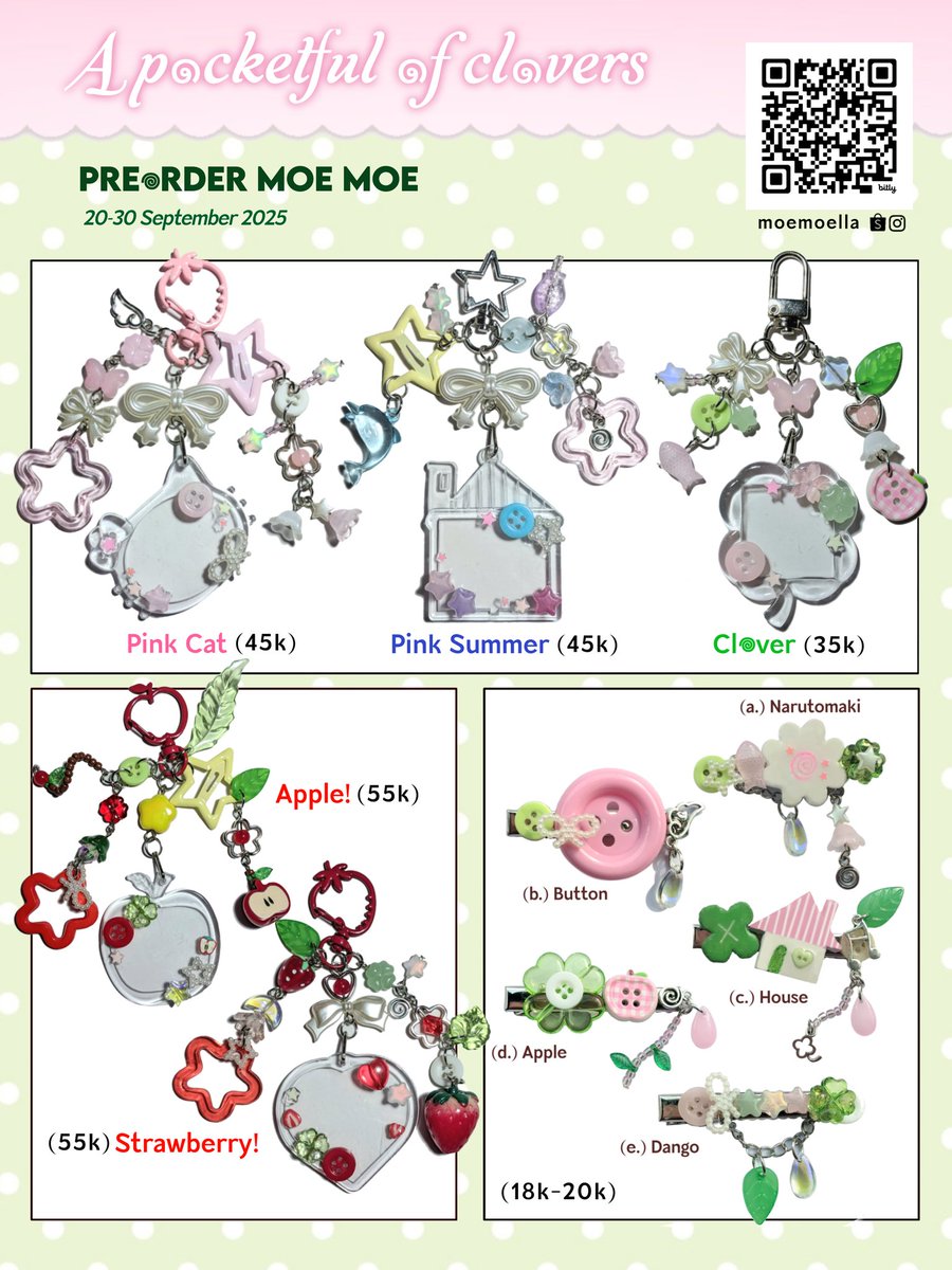 PRE ORDER! Keychain Custom Foto by moemoella
 
⭑20 – 30 September 2025⭑
๑ Shopee, Bogor Jawa Barat

Link PO 🍏🍎💭
docs.google.com/forms/d/e/1FAI…