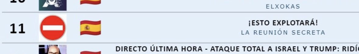 ¡Increíble! ¡Increíble! 

Empezó la #séptima temporada de #LaReuniónSecreta  y la emisión ha sido 🎖️la #6 del día más vista en YouTube y la 🎖️#11 de todas las plataformas 

👉 ¡ESTO EXPLOTARÁ! 
🔴 youtube.com/live/T0ip7GqhQ…

¡Están locos estos #guardianes! 🤪⛔️