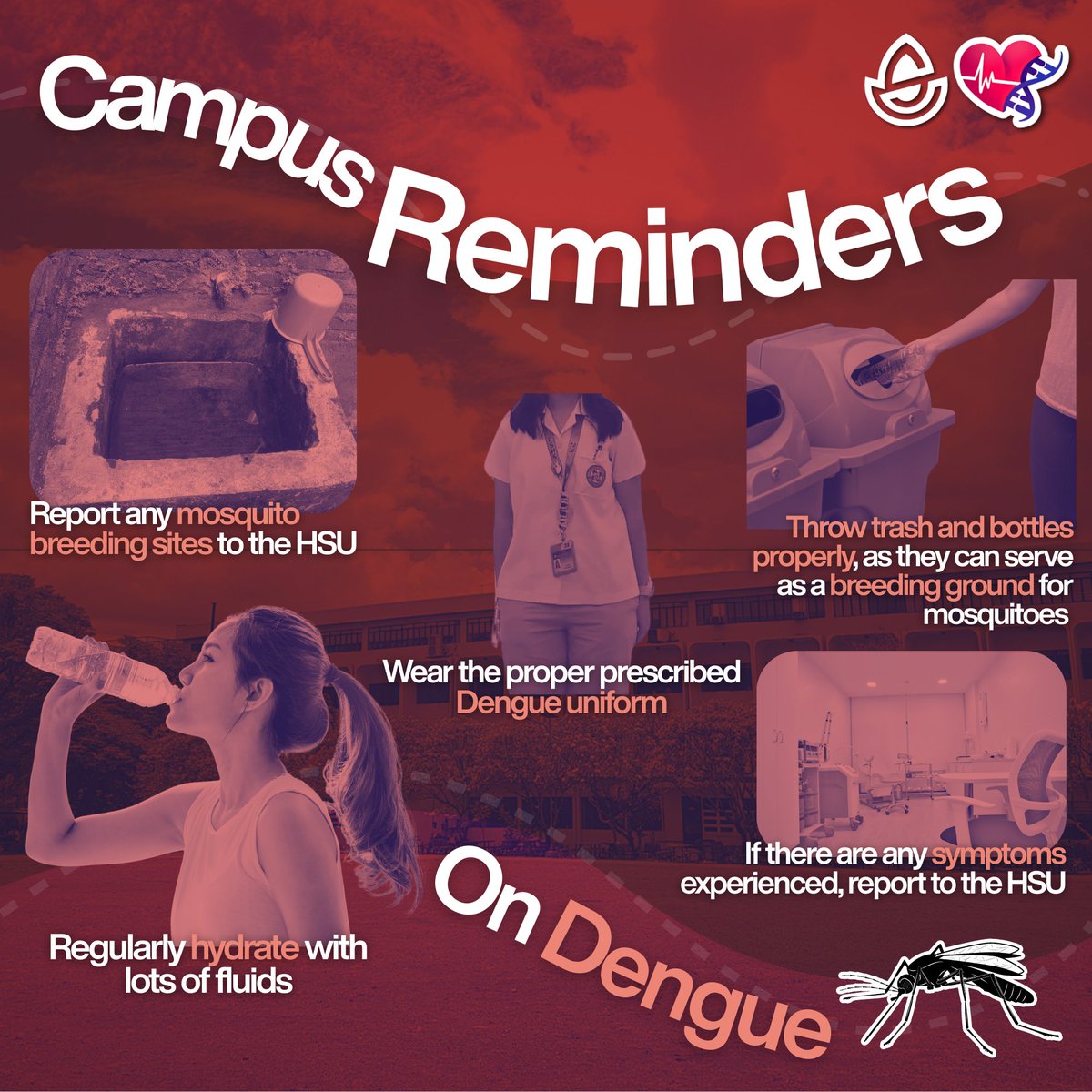 pisaymckaryo's tweet photo. This aims to keep everyone aware and prepared against the diseases and its risks. Let’s all take the necessary precautions for everyone's health and safety.  Stay safe, Pisay!  

See our references here: https://t.co/pkdIaIypBJ https://t.co/sxtJBJ0fWk