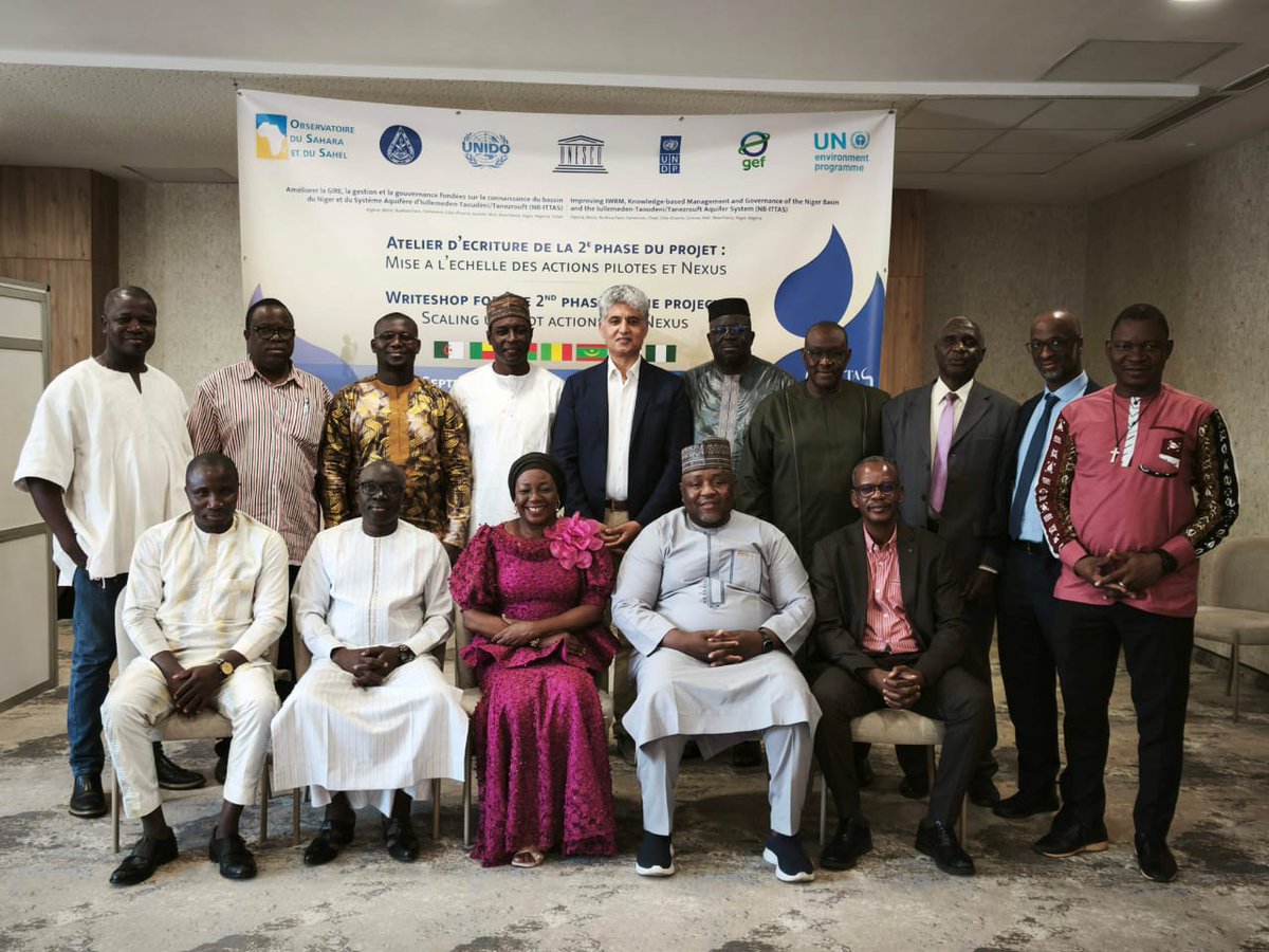 OSS_Comms's tweet image. Clôture de l’atelier régional NB-ITTAS : un #engagement collectif pour la #gestion concertée des #eaux souterraines sahéliennes
Une étape décisive vers une #gouvernance durable et partagée des #ressources #hydriques.
Plus d’infos : oss-online.org/fr/nb-ittas-wr…