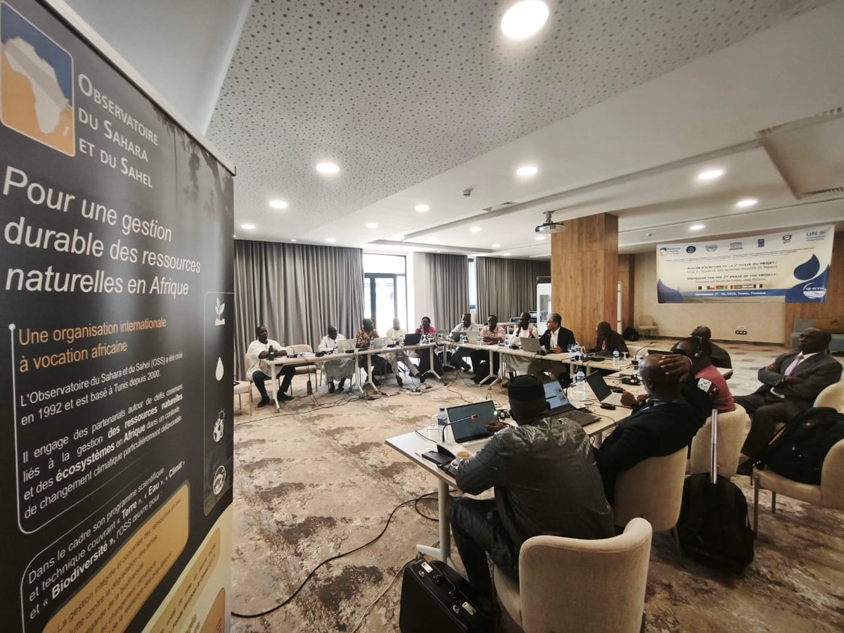 OSS_Comms's tweet image. Clôture de l’atelier régional NB-ITTAS : un #engagement collectif pour la #gestion concertée des #eaux souterraines sahéliennes
Une étape décisive vers une #gouvernance durable et partagée des #ressources #hydriques.
Plus d’infos : oss-online.org/fr/nb-ittas-wr…