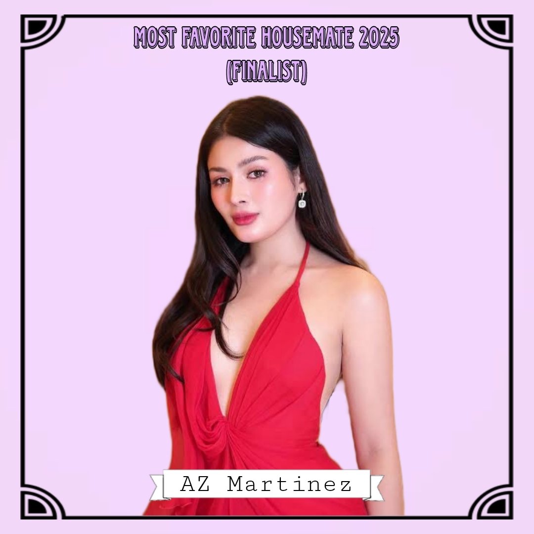 PBBPoll_'s tweet image. Vote for #AZMartinez for the ‘Most Favorite Housemate 2025’!!

RT = 2pts
LIKE = 5pts

#PBBPoll