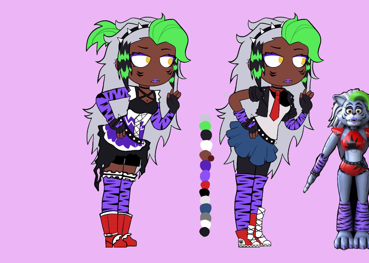 FnafHsVG_'s tweet photo. ¡Buenas! Aquí os presentamos a Monty, Chloe, Roxanne y Fitz! Den la bienvenida a Los Glamrock! ( Monty y Fitz aún necesitan voz ;]) https://t.co/78PU1YNrEH