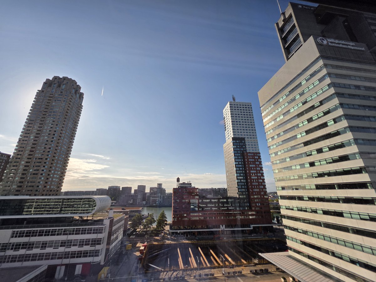 We have been lucky enough to start our day, next to many great ports and panoramic views during our #cruise #travel 

But #breakfast here in #Rotterdam on <a href="/CelebrityCruise/">Celebrity Cruises</a> #Apex gave us definite New York/Manhattan skyline vibes

Our #Saturday in the city, is a video coming soon🎬