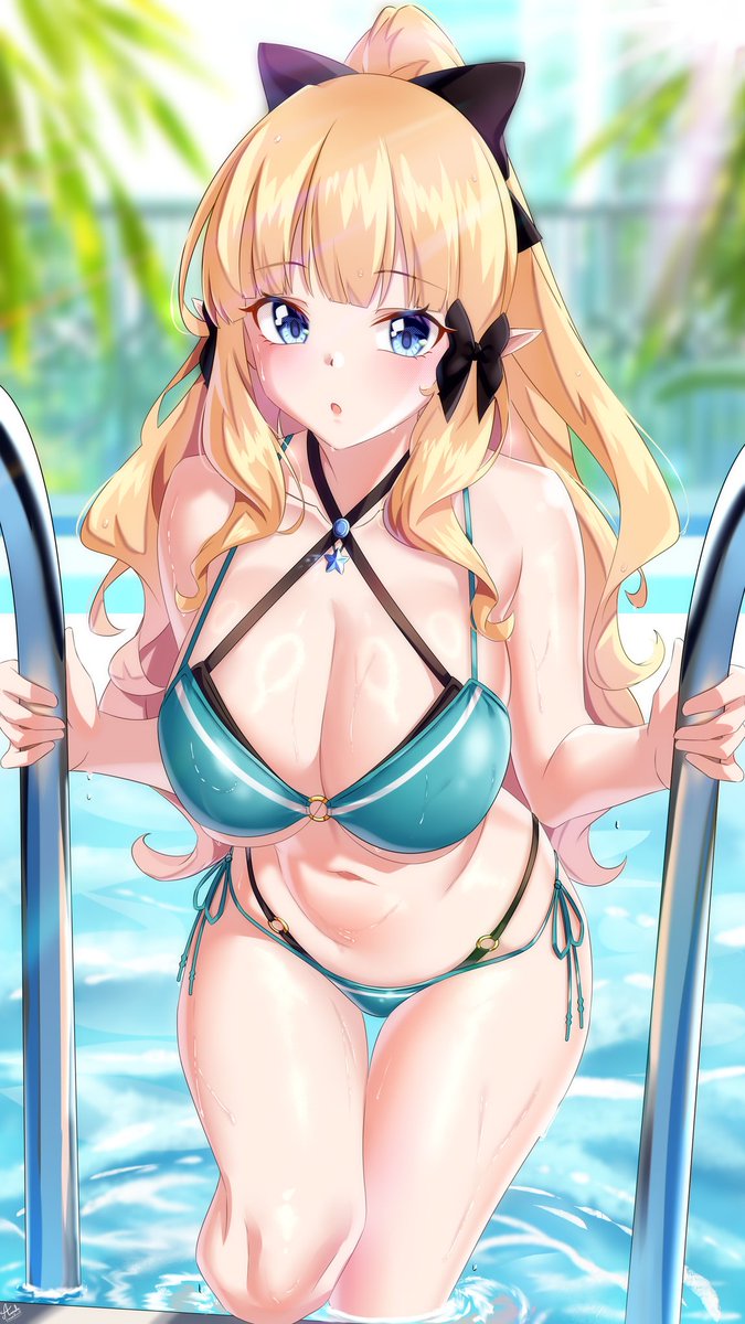 サレンと泳ぐ 

#プリンセスコネクトReDive 
#プリコネR 
#サレン 