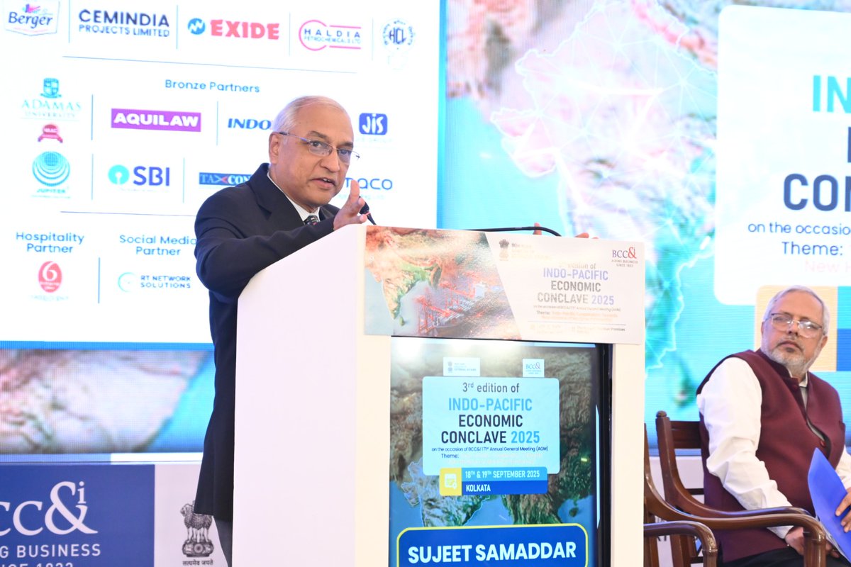 BenCham1833's tweet image. ✨ Day 1 – Special Session | Indo-Pacific Economic Conclave 2025
🗓 18 Sept 2025 | Theme: Reimagining Indo-Pacific Trade
🌟 Moderator: Prof. Dr. Ajitava Ray Chaudhuri

#IPEC2025