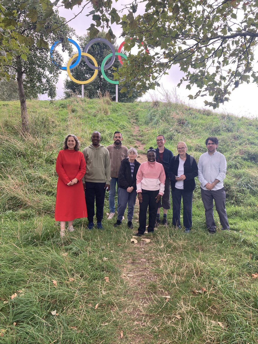 Making our way through Olympic Park