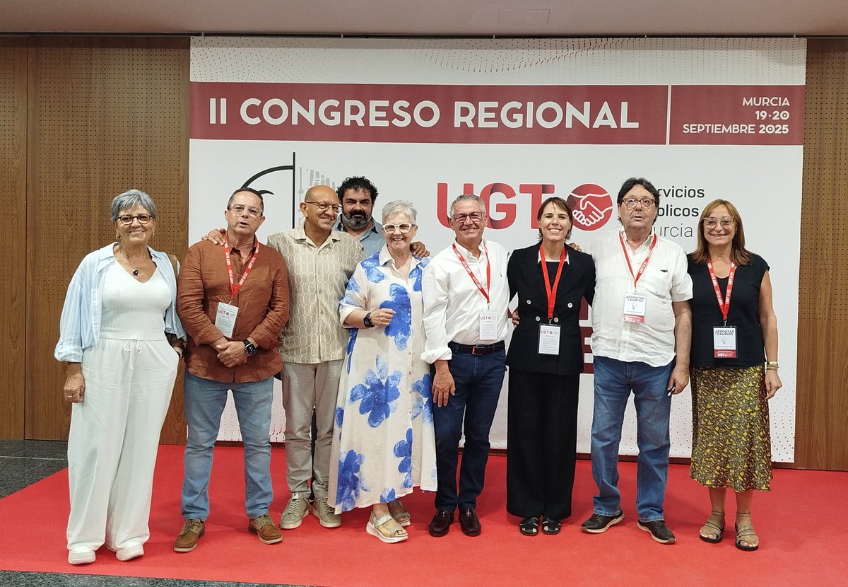 Algunos de los invitados fraternales <a href="/UGT_SP/">UGT Servicios Públicos</a>