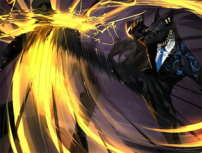 "Hah! Ya think you can cut me with two butter knives!?"

She quickly shifted into a defensive stance, taking both hits directly, then spinning and sending a kick directly toward Roland's head.

//Don't worry about it man, I'm in no rush