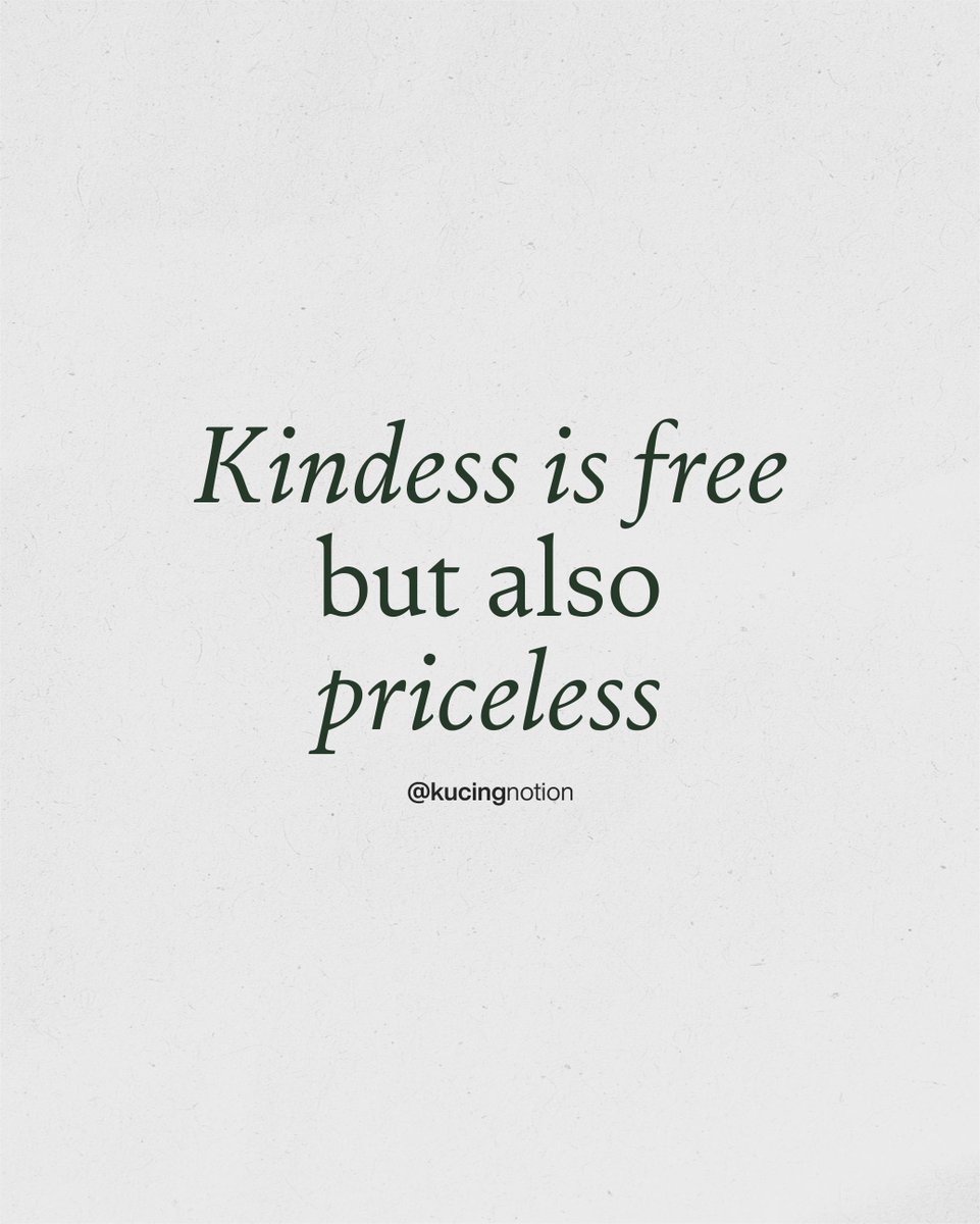 kucingnotion's tweet image. Kadang satu tindakan sederhana bisa jadi hadiah termahal bagi orang lain.
_
#Minimalist #HIdupSederhana #Mindfulness #lyfewithless