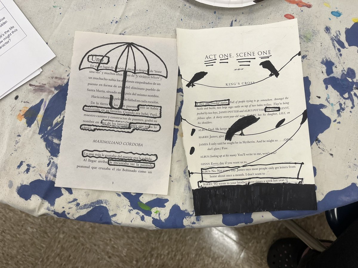 Our <a href="/AnnapMSAACPS/">Annapolis Middle School</a> parents had a great time creating blackout poetry and art incorporating literature at Dragon Night! Meanwhile, our AMS students played games and enjoyed dinner and karaoke with their friends. #BelongGrowSucceed <a href="/AACountySchools/">AACPS</a>
