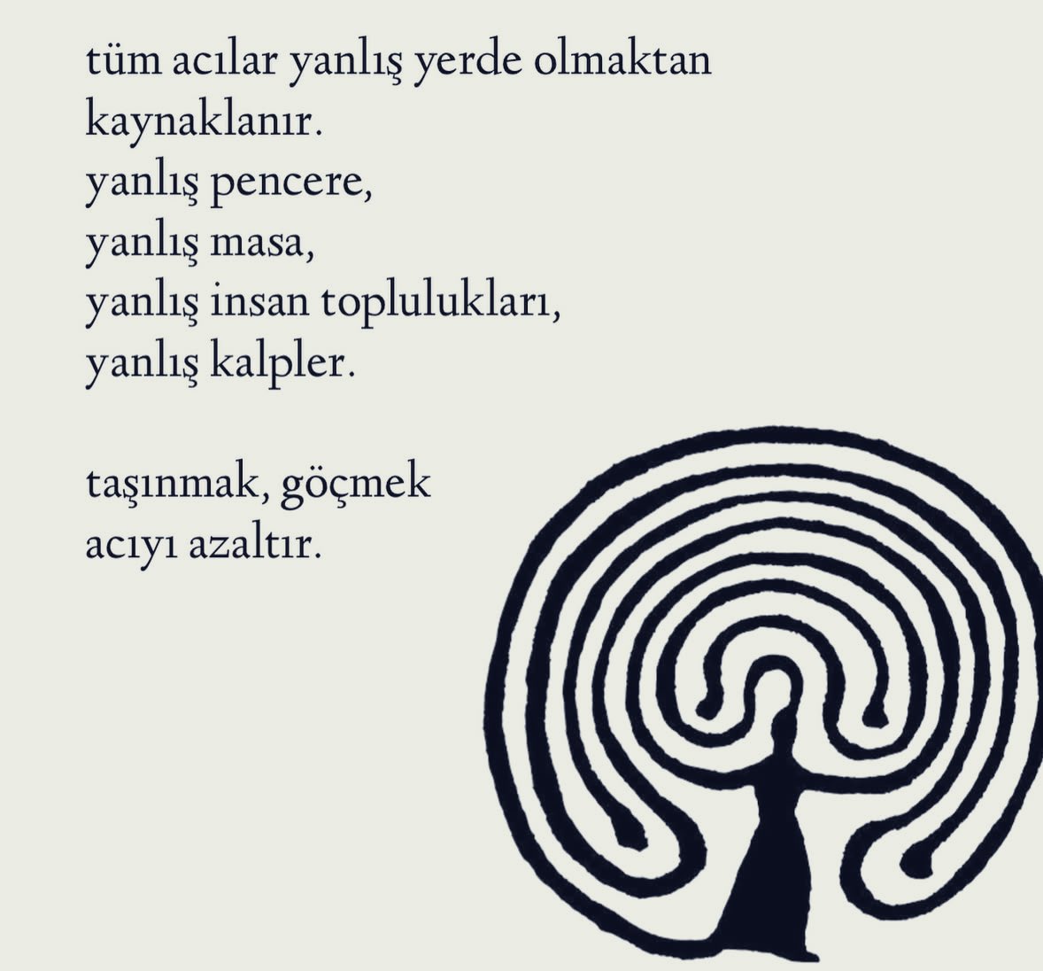 Yerini vaktinde terk etmeyi bilmeli insan.