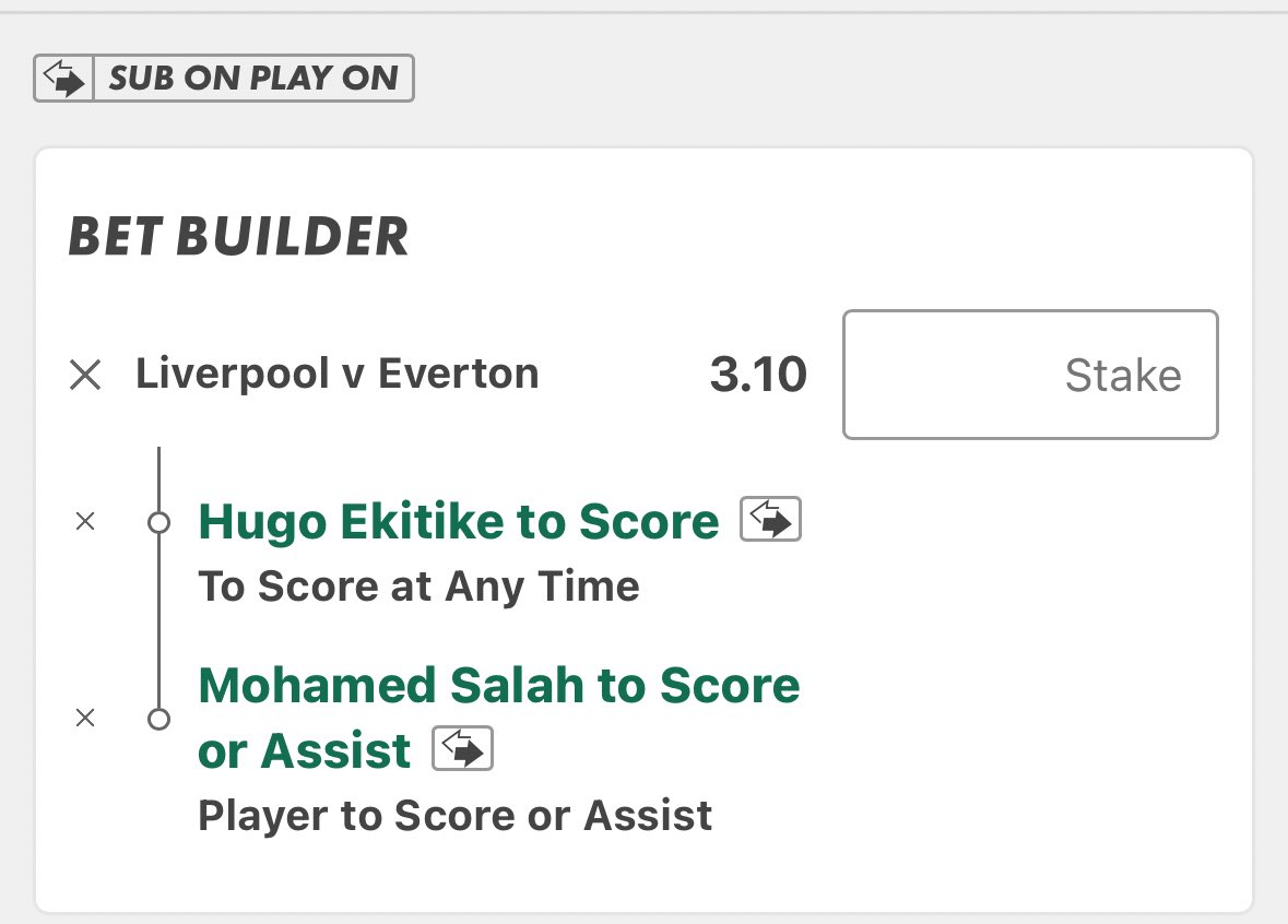 MCTIPSTERS's tweet image. LIVERPOOL VS EVERTON BET BUILDERS⚽️🟨🟥

Good luck!🔞

#LIVEVE
#PremierLeague
#GamblingX