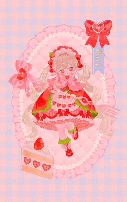名刺になる!ベリーちゃん#oc