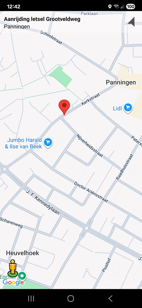 Aanrijding met letsel op Grootveldweg, Panningen