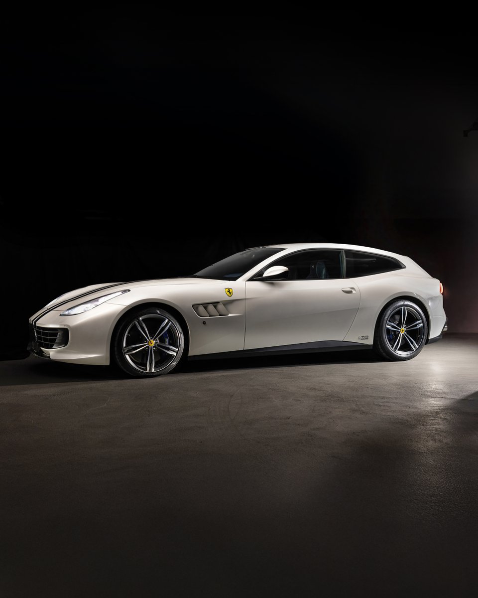 rmsothebys's tweet photo. Ferrari’s 70th Anniversary GTC4Lusso.
“White Spider” livery.
1 of 350 Tailor Made cars.
V12 with 683 hp.
7,985 km from new.
This is the only one like it. Register to bid at https://t.co/ydyVMmwy05 #RMZurich
#RMSothebys #TailoredForSpeed #Ferrari #GTC4Lusso https://t.co/JDpuoZSqY9