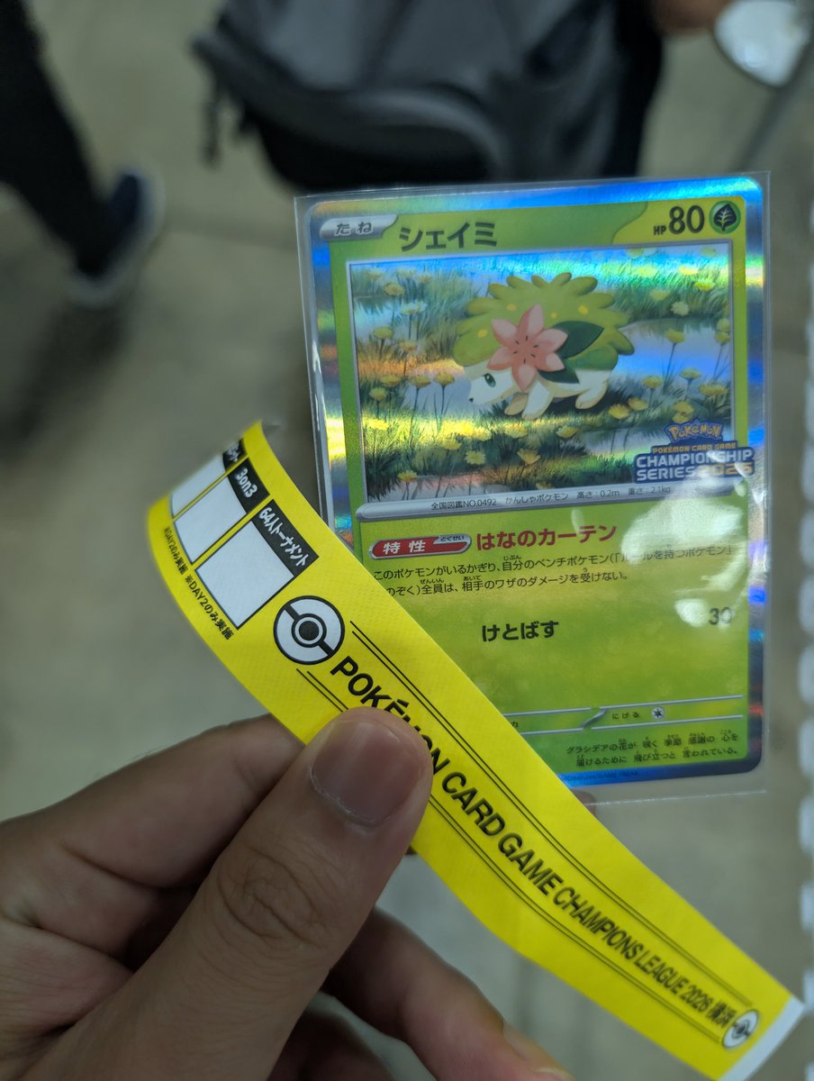 ポケモンカードチャンピオンリーグに出場でしました。
結果は3勝3敗でドロップアウトとなりました。
いい経験になりました