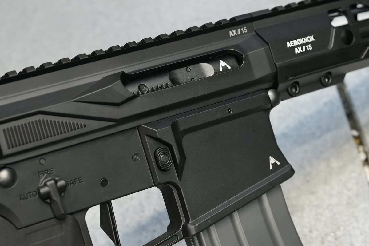 jkarmy_int's tweet photo. New 8.5” Compact Length 
For Double Eagle 🦅 
AEROKNOX AX15 8.5 MWS GBBR

Now at JK 💪🏾💪🏾 

#doubleeagle #aeroknox #ax15 #gbb https://t.co/XuhrNOa2Oc