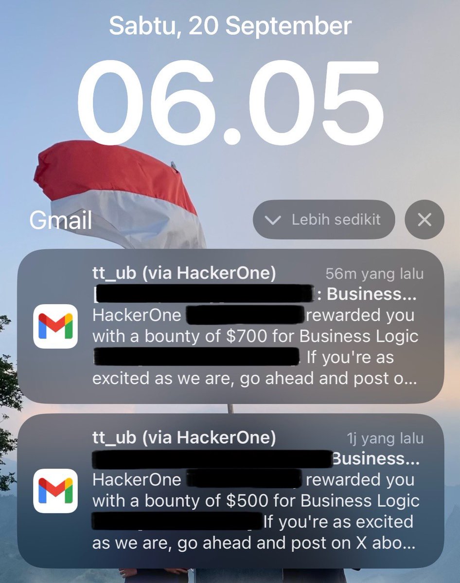 w_n1rmala's tweet image. morning notifications hit different when its a bounty alert (god did🙏)
-
-

#bugbounty
#hackerone