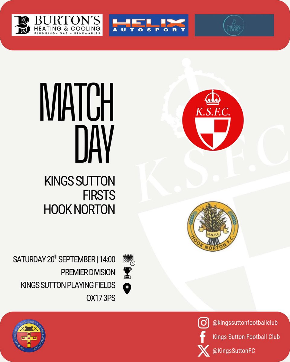 Only 1 game today, Firsts host Hook Norton!
Need to build on a slow start to the season last weekend!
UTS 🔴⚪️🔴