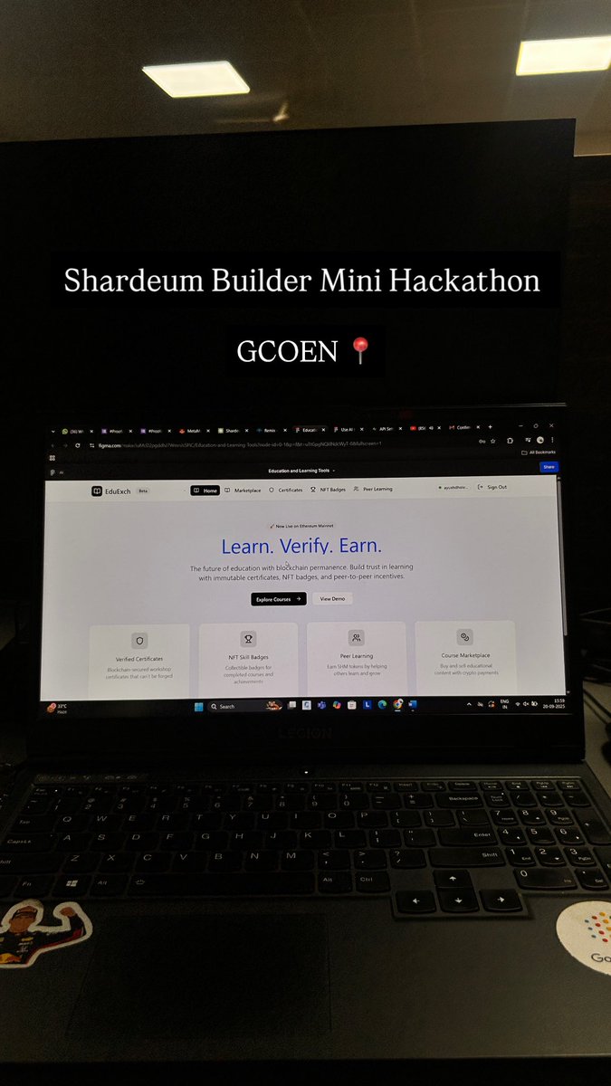 ayush_dhole's tweet image. Current status at Shardeum Builder Mini Hackathon coding, debugging and surviving on Fries and Burger🍟🍔💻😅
#ProofOfCommunity #MiniHackathon @Yash_Balpande @nikhil_aparajit @shardeum