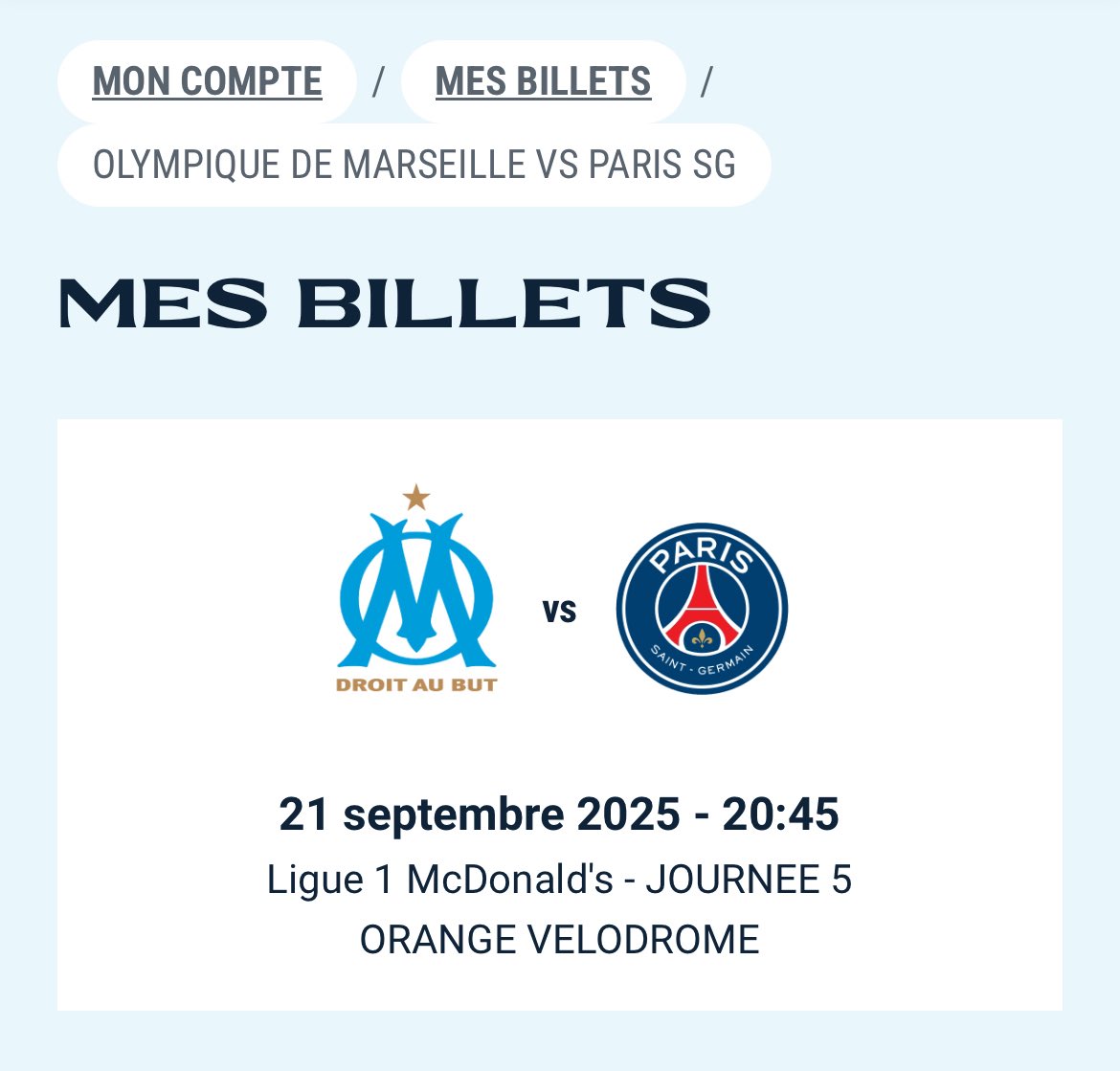 KyZCoD's tweet photo. Vend 2 place OM psg catégorie 1 
400 euros les 2 
Sur la billetterie OM elle sont à 660 euros les deux 
Échange en main propre ou on rentre ensemble https://t.co/lOqPdudnGp