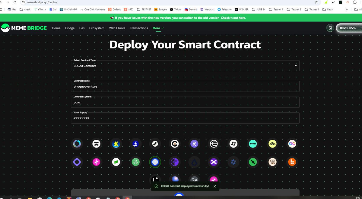 phuquoc1980's tweet photo. at @MemebridgeB, we are can use as Bridge, Refuel gas to other chain in mainnet or testnet, or Deploy smart contract as Base, Soneium, Ink, Monad, Unichain etc... Please visit at: https://t.co/8ojLXRXZVE you will suprise with Memebridge! https://t.co/7CHF47RkTG
