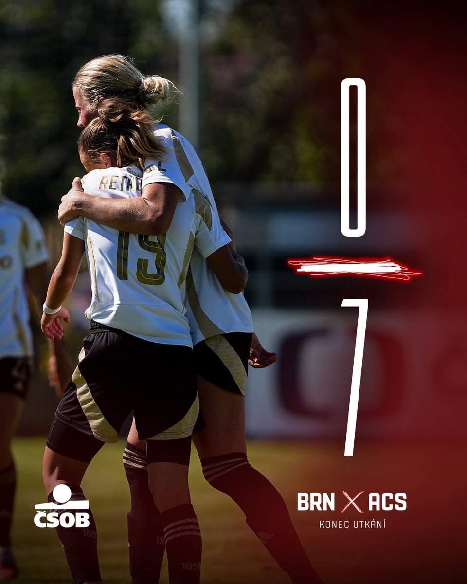 ACSparta_Zeny's tweet image. ⭐️⭐️⭐️ VÍTĚZSTVÍ

Z Brna se třemi body! 🔥

#acsparta | #csob
