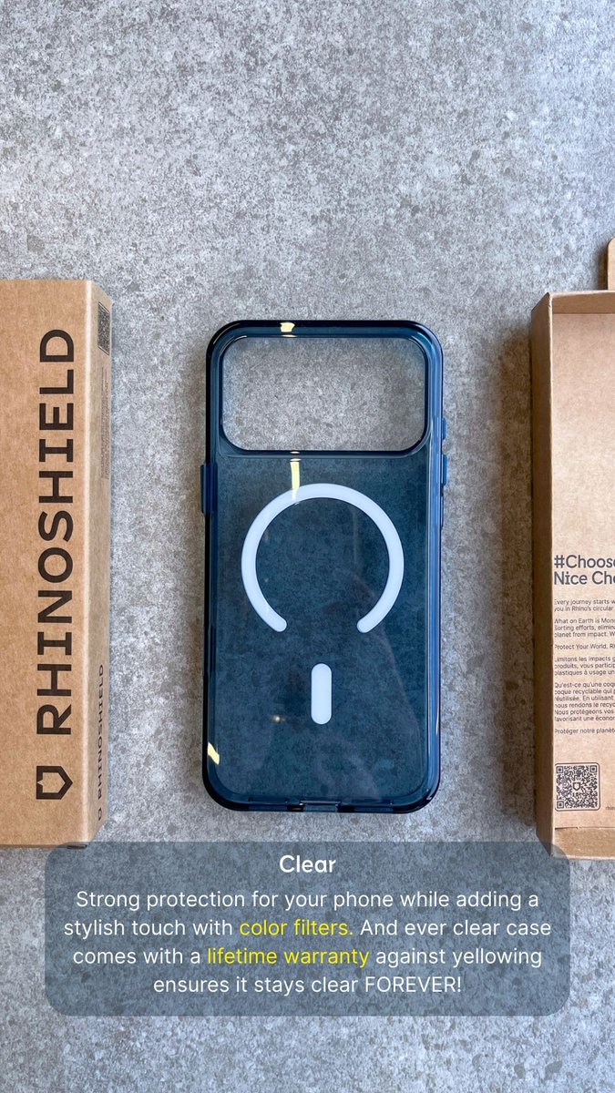 GetRHINOSHIELD's tweet photo. Real #iPhone17 colors > filtered hype.
We’re showing you every case shade exactly as it looks IRL. 🔥
https://t.co/FigHNXgFFR
#RHINOSHIELD #unboxing #phonecasecollection #clearcase
#solidX https://t.co/xbymFKxNmX