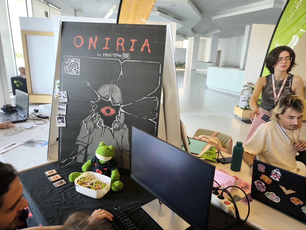 DjPanchi (@djpanchi1) on Twitter photo Seguimos en <a href="/ZGDevs/">Zgdevs | Zaragoza Game Developers</a> con el juegazo de terror de <a href="/FrogTeam_Devs/">Frog Team 🔜 Weird Market</a>
"Oniria" 😱😱😱
#Zaragoza #ZGDevs Seguimos en <a href="/ZGDevs/">Zgdevs | Zaragoza Game Developers</a> con el juegazo de terror de <a href="/FrogTeam_Devs/">Frog Team 🔜 Weird Market</a>
"Oniria" 😱😱😱
#Zaragoza #ZGDevs