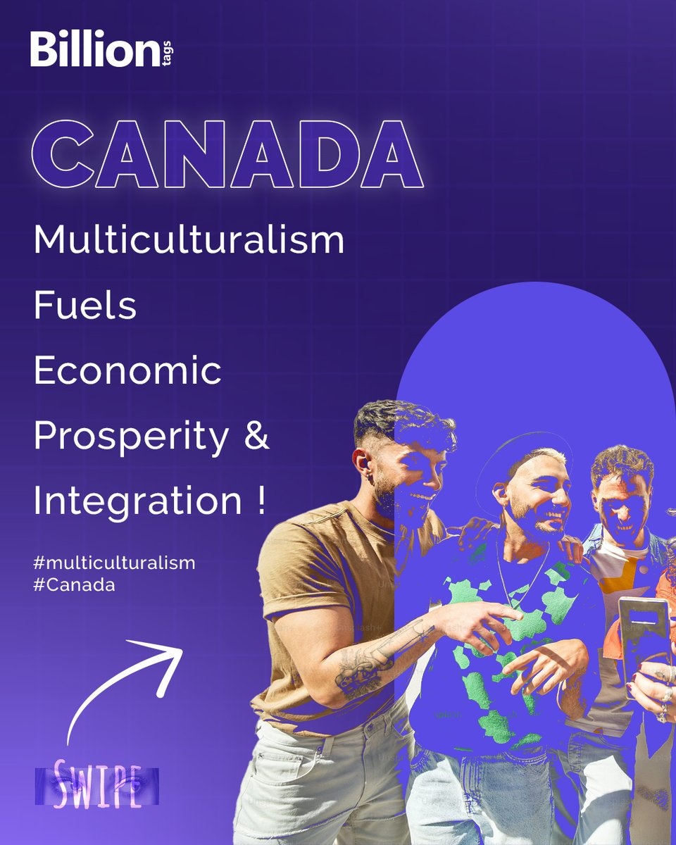 billiontags's tweet photo. 30%+ foreign-born. $50B+ in taxes. $22B from students. Canada proves multiculturalism isn’t just diversity—it’s prosperity.
#Leadership #MulticulturalMarketing #Canada #DiversityAndInclusion #ConnectingBrandsToCultures❤️ #Billiontags https://t.co/SPGz8C2vBj