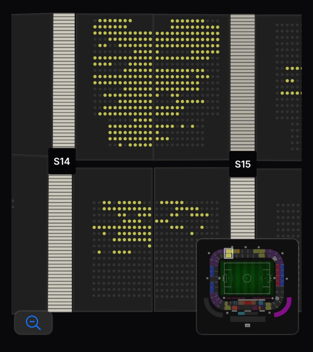 تقريبًا الوجهة قرّبت تخلص وهذا مؤشر ايجابي وقوي! 💛
• بنمسك الان مربع F1 - F2 - F3 - F4 ، وتدرون كم سعر
التذكرة؟ فقط 60 ريييييييال ، الحقوا علييييهااا 💛🔥