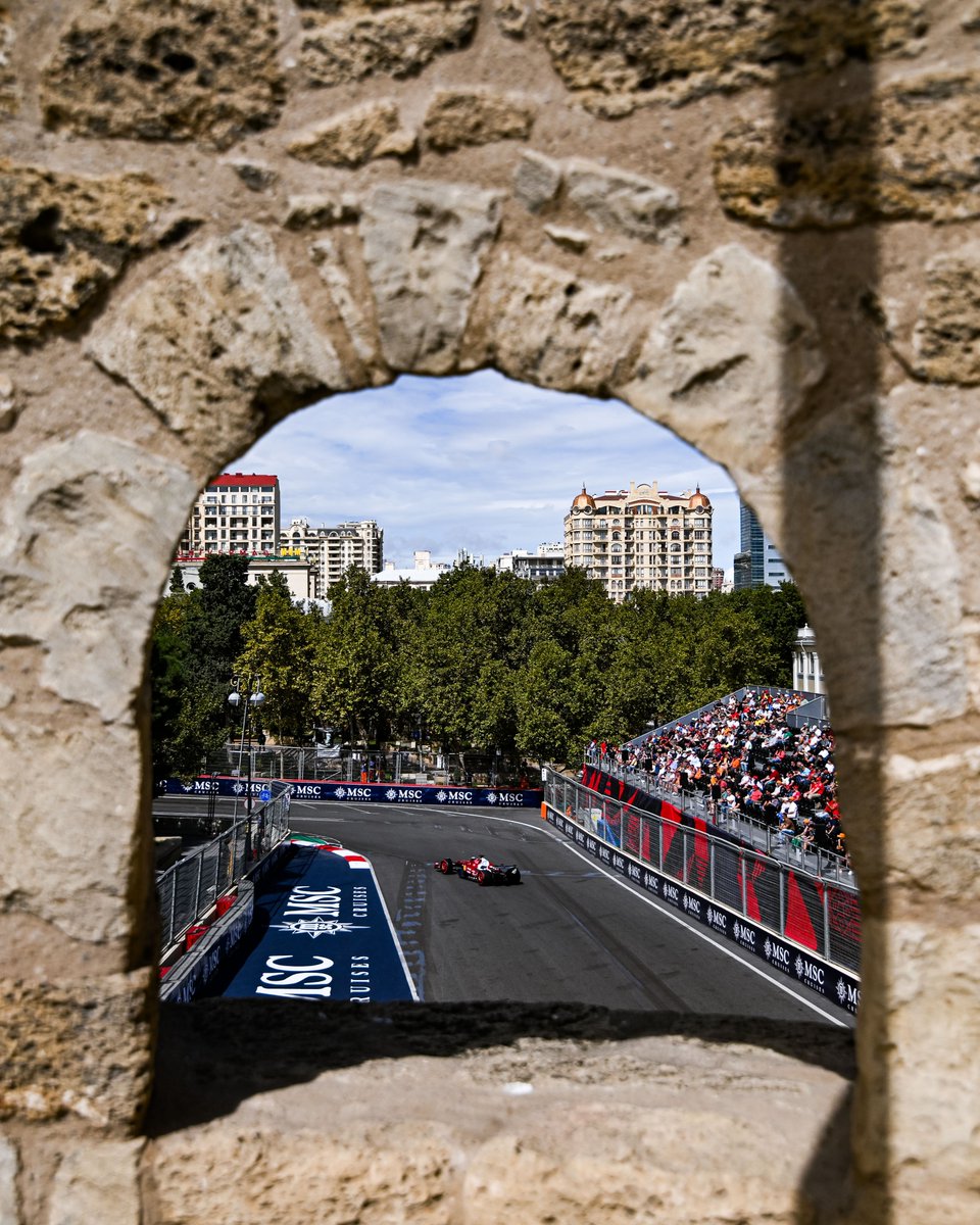 ScuderiaFerrari's tweet photo. Setting the scene 🖼️ https://t.co/pLQVSbfTlR