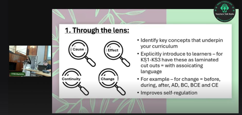 Brilliant talk from <a href="/MissTC19/">Miss C</a> on all the metacognitions strategies her department has introduced #TTRHumms