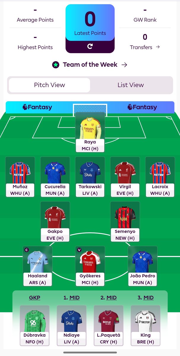 Fantasy Football Manager tweet media