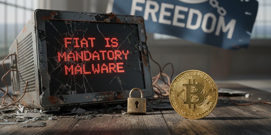 Fiat is mandatory malware.
You can’t opt out - it’s installed by default, inflates away your savings, and requires permission to use.

Bitcoin is voluntary freedom.
No one can force you in - you choose to opt in, you own your keys, and it’s permissionless by design.

One is