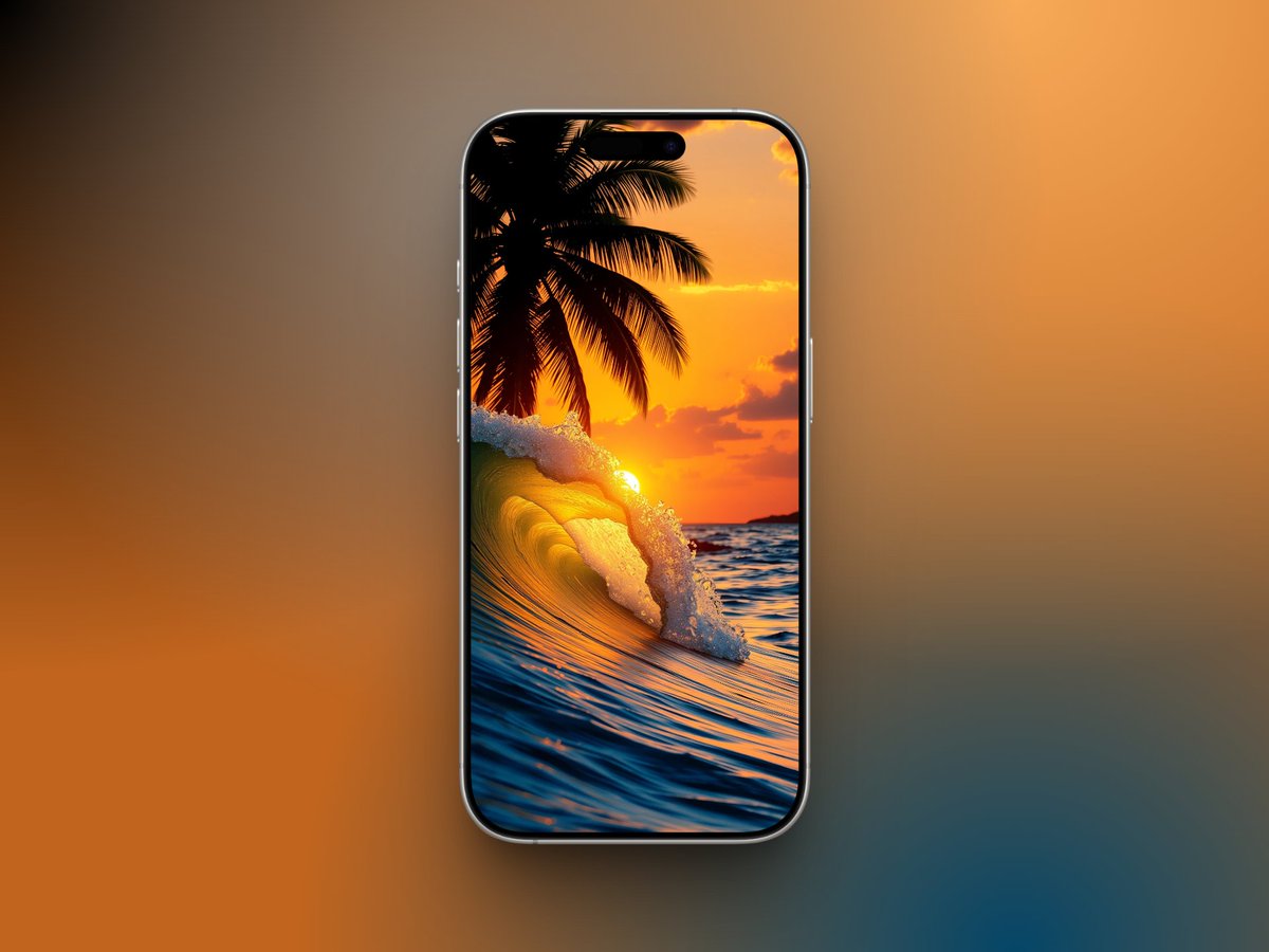 Wavy Sunset 4K