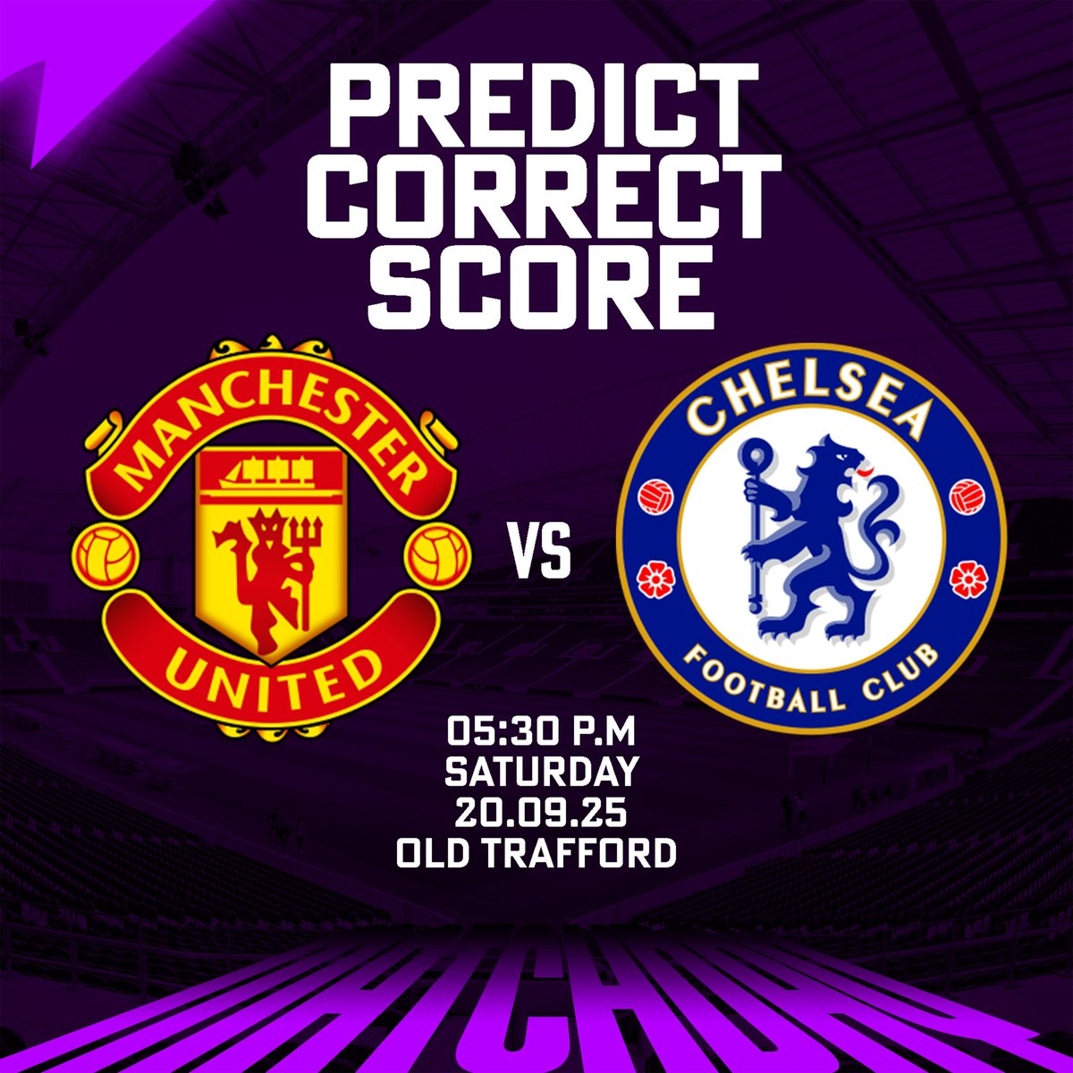 Drop your predictions for Man United - Chelsea.

#MUNCHE | #PL