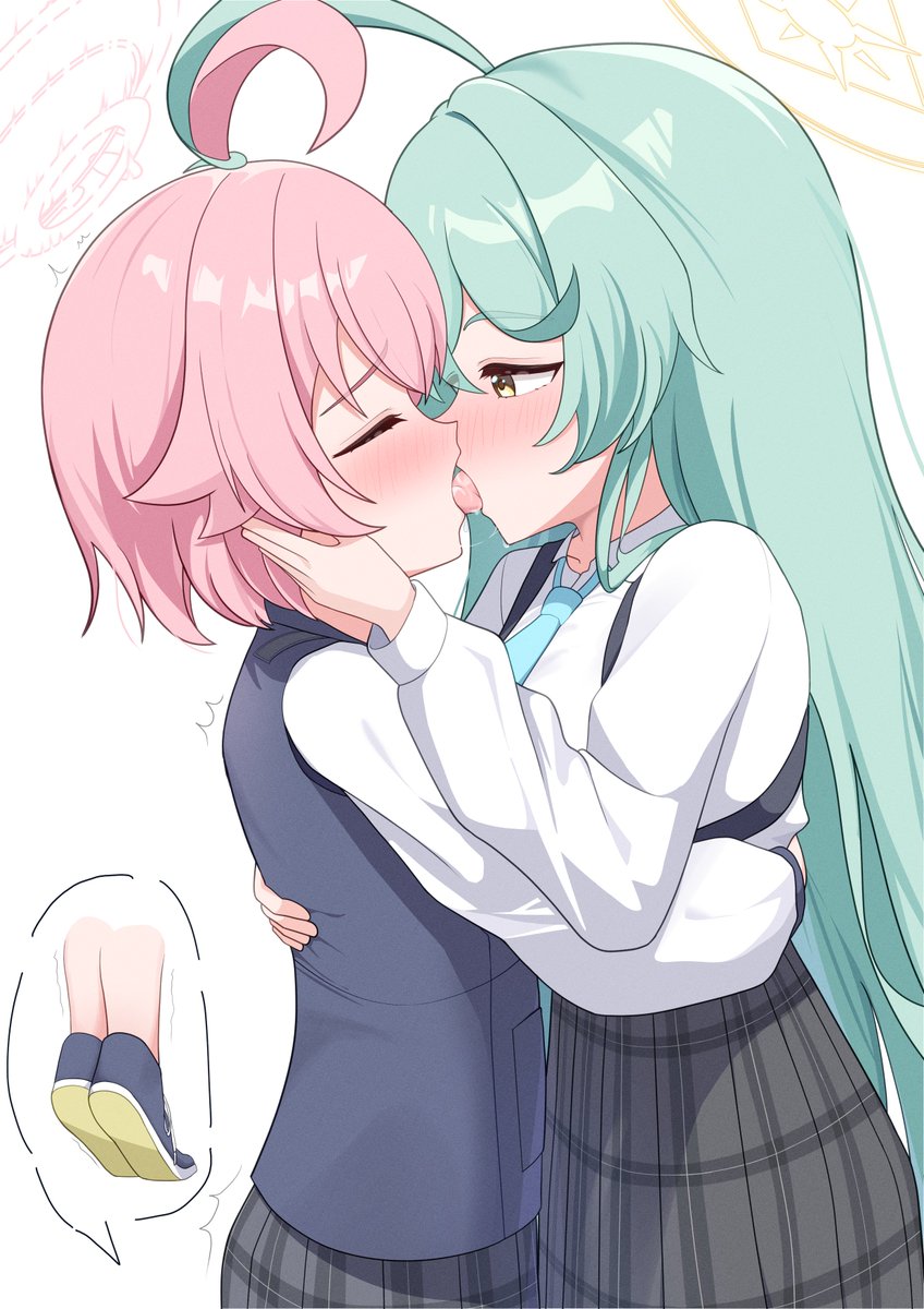 ホシノ&ユメ先輩百合
#ブルアカ 