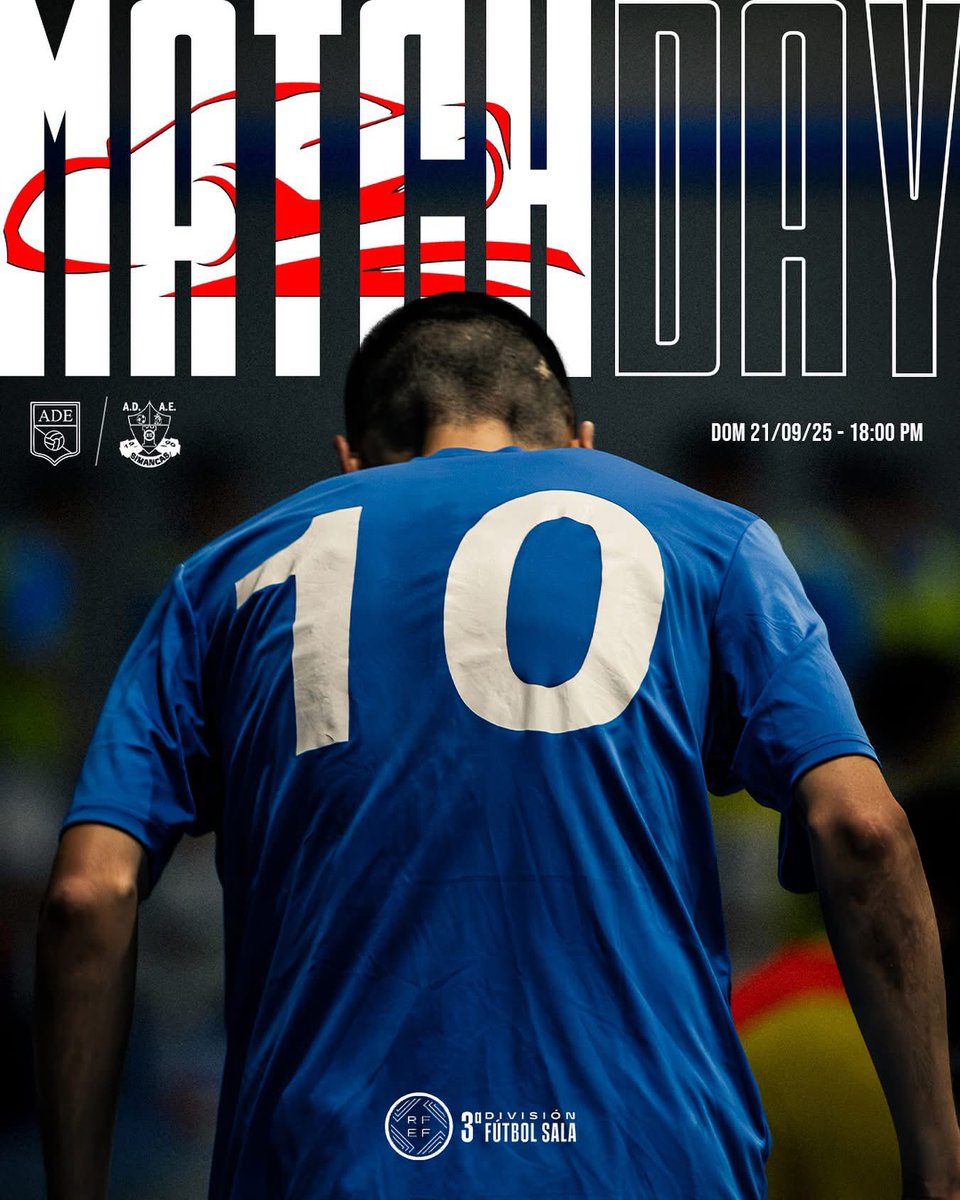 🗓️ DOMINGO - Partido

🏆 JORNADA 2
🆚 <a href="/ADAESIMANCAS/">A.D.A.E.SIMANCAS</a> 
🏟️ PM Zaburdón
🕕 18:00

#vamosescu💪🏻⚽️