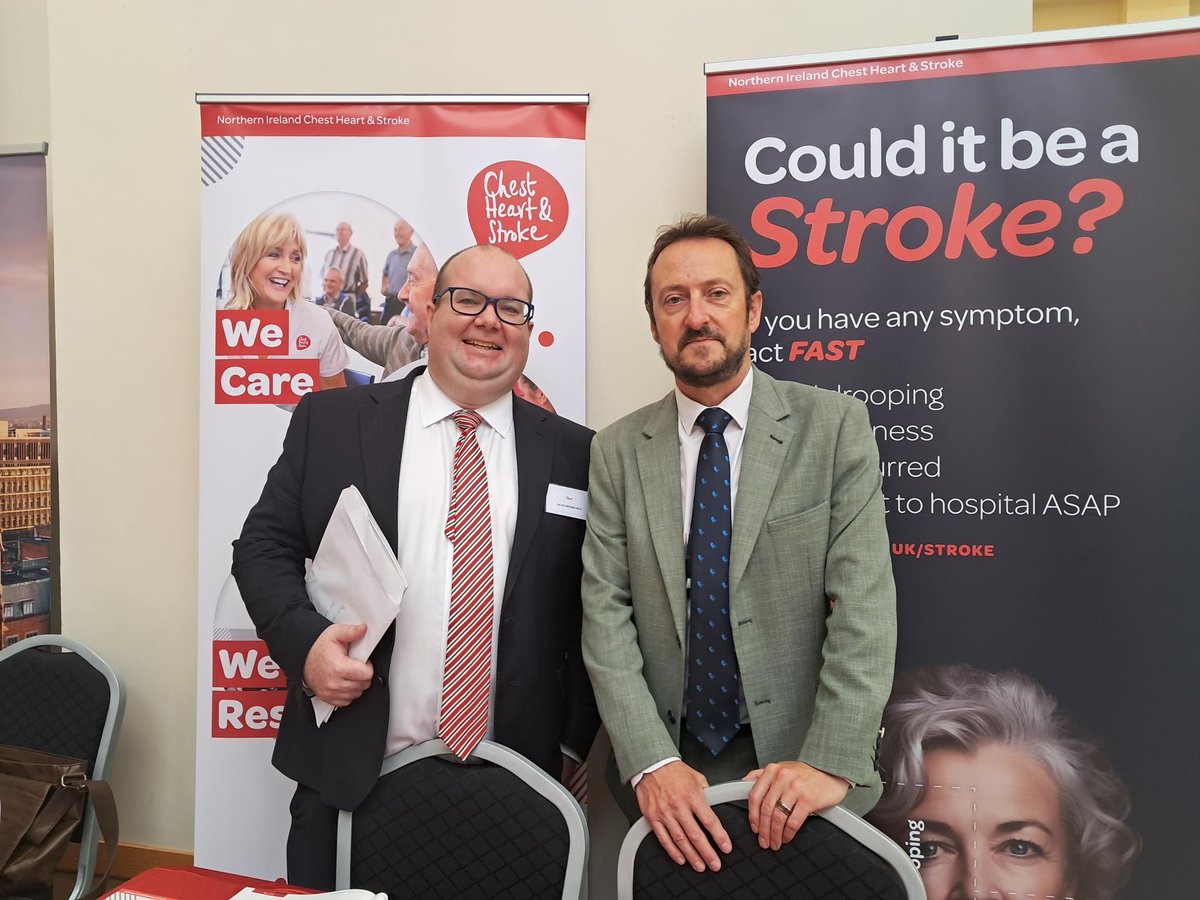 Chatting to David Brooks about Minimum Unit Pricing for alcohol amongst other things at the DUP conference ⁦<a href="/nichstweet/">Northern Ireland Chest Heart & Stroke</a>⁩